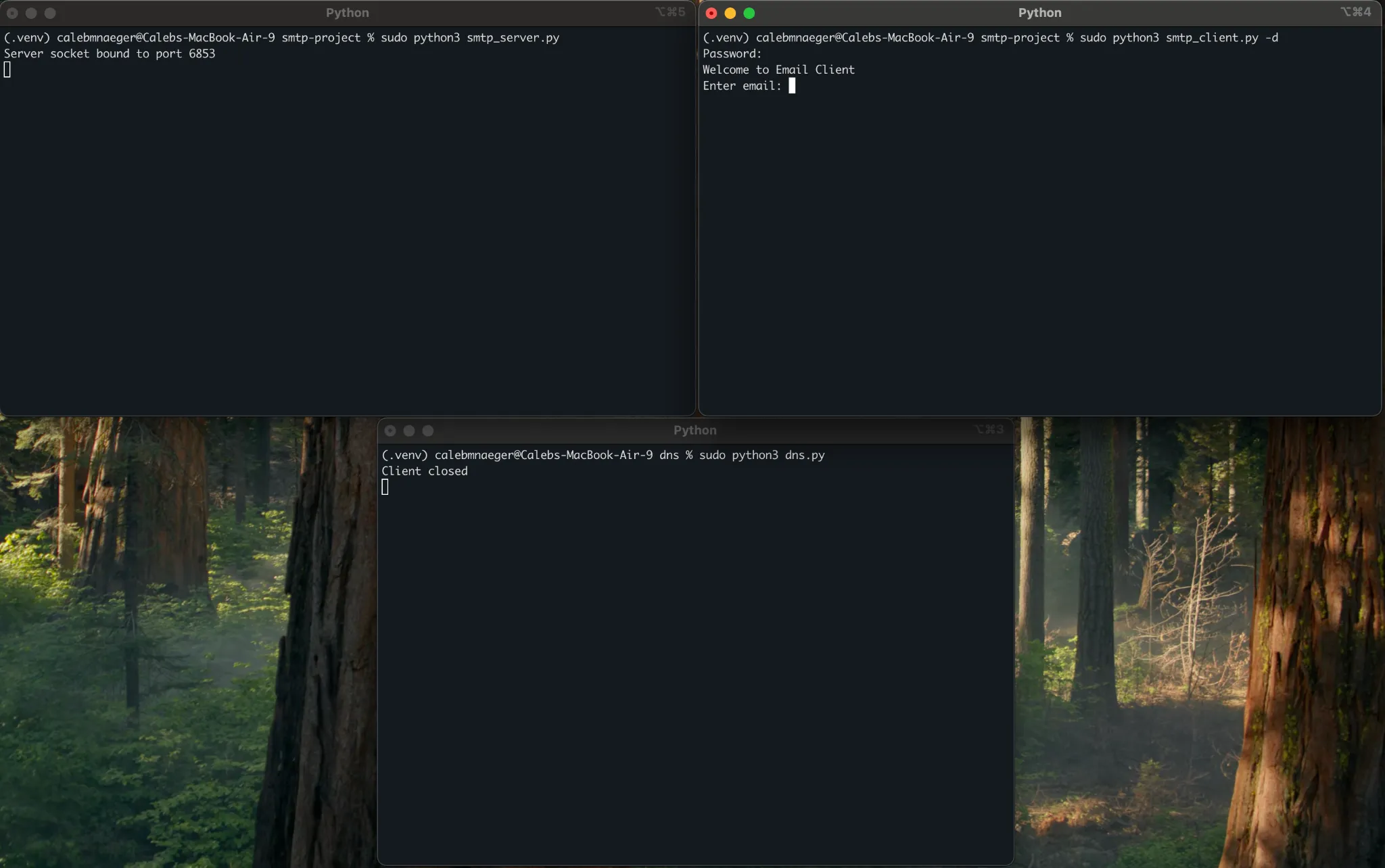 SMTPOP — SMTP/POP3 Email System over TCP